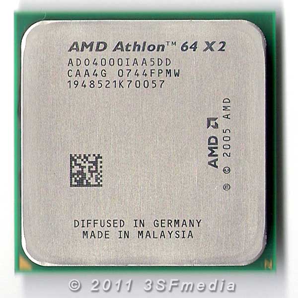 AMD Athlon 64 X2 4600 Socket AM2 ADO4600IAA5CU 3SF Media