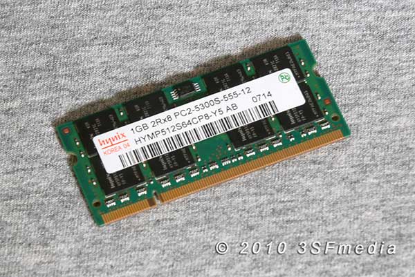 Hynix 1GB Hynix DDR2-667 RAM PC2-5300U 2Rx8 HYMP512U64BP8-Y5 Ab-T Carte Mémoire 
